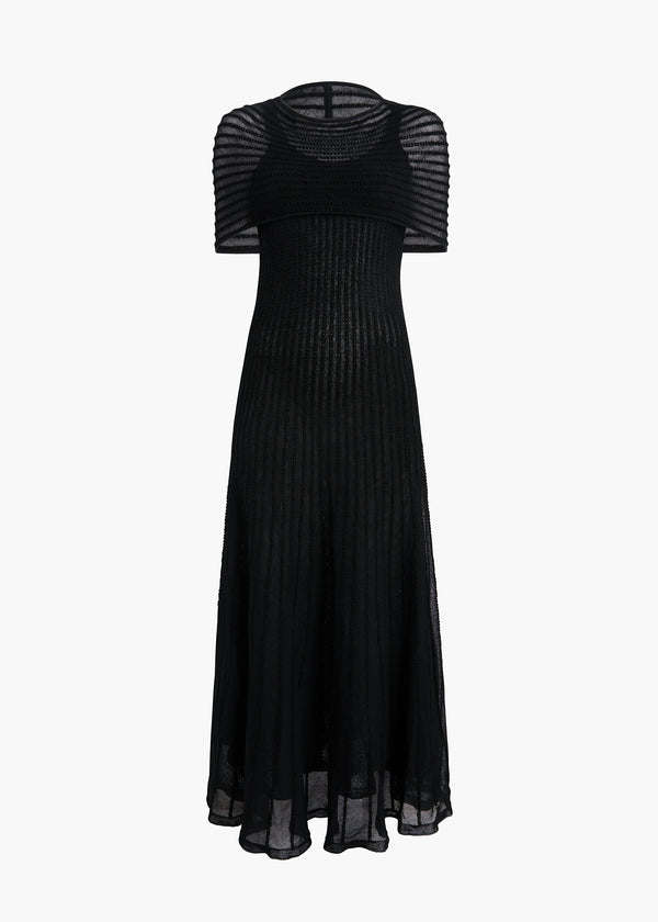 khaite Thora Dress Black