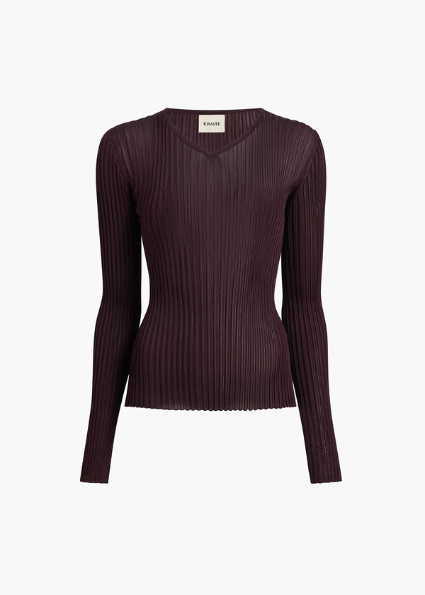 khaite Tia Top Almandine