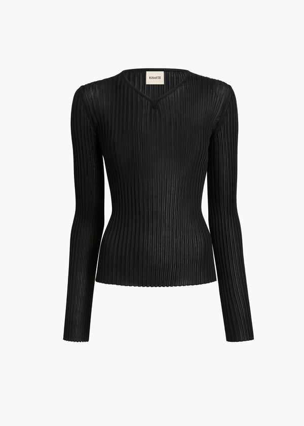 khaite Tia Top Black