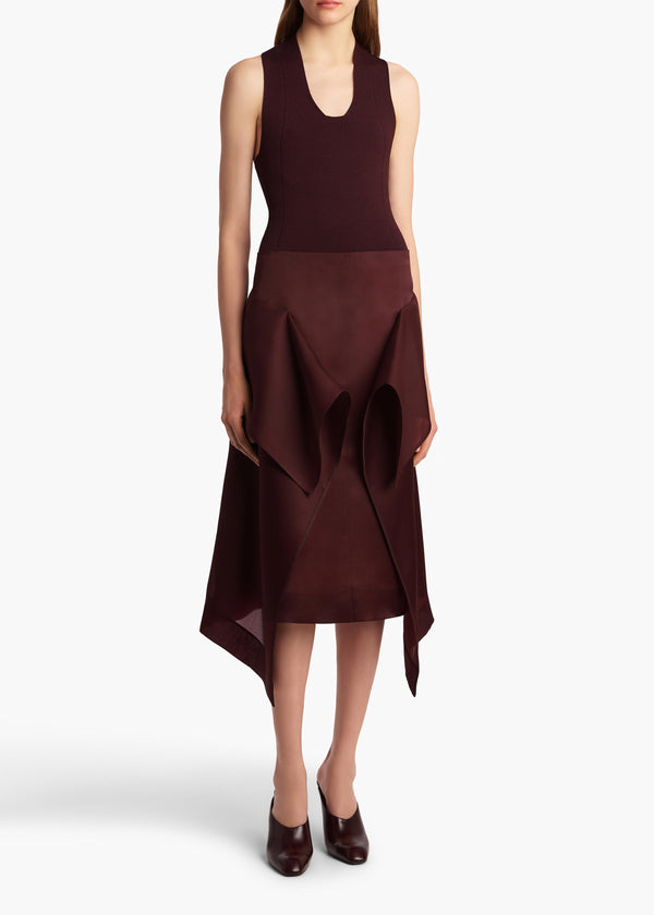 Khaite Toto Bodysuit Almandine