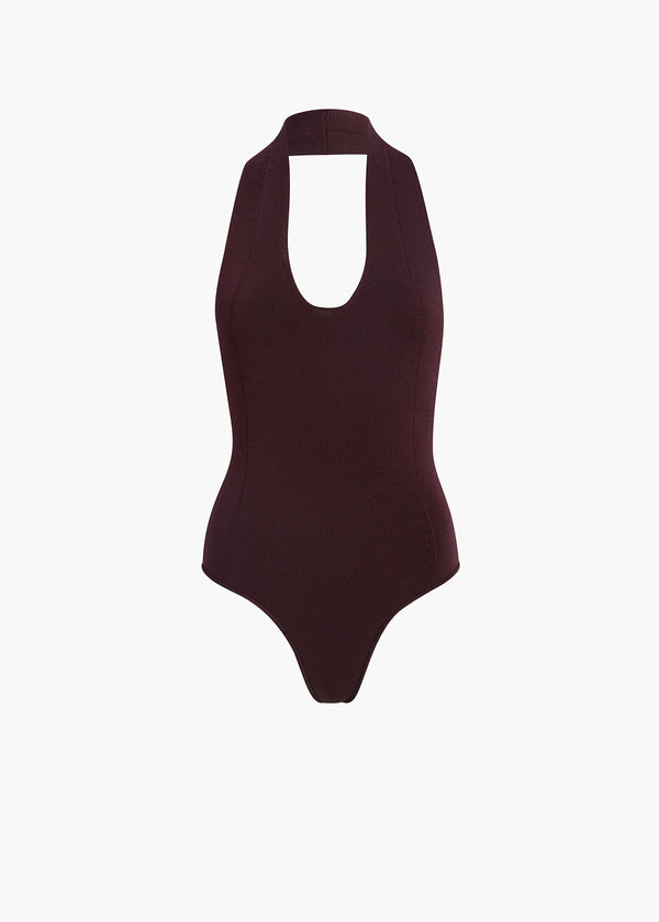 khaite Toto Bodysuit Almandine