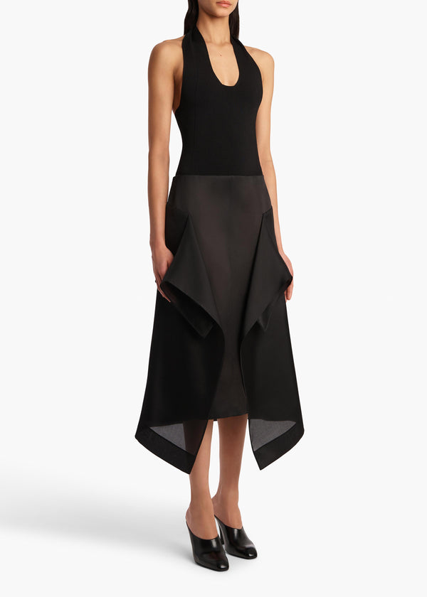 Khaite Toto Bodysuit Black