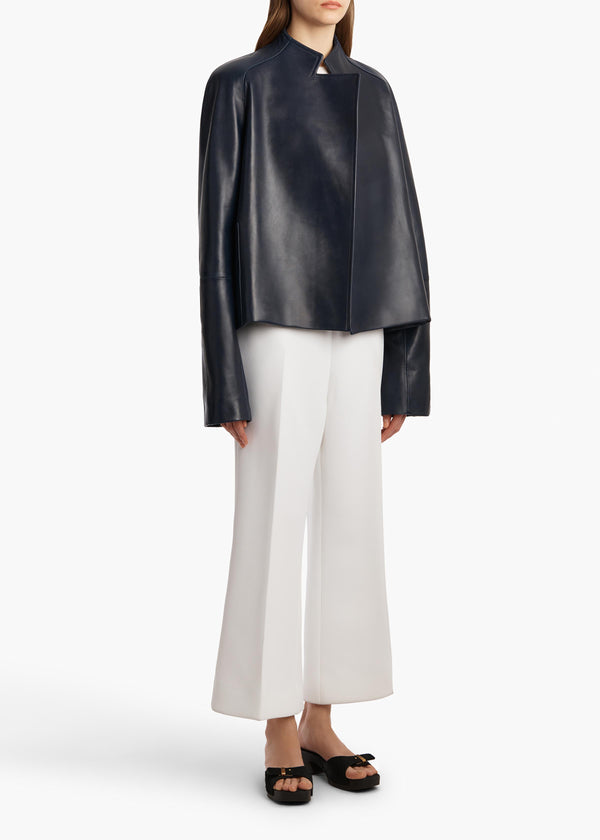 Khaite Walter Pant Chalk Crepe