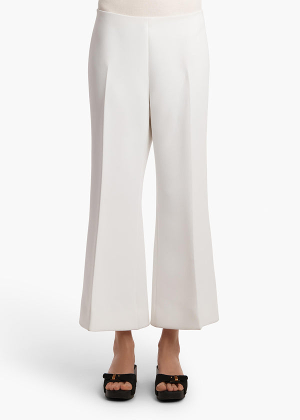 Khaite Walter Pant Chalk Crepe