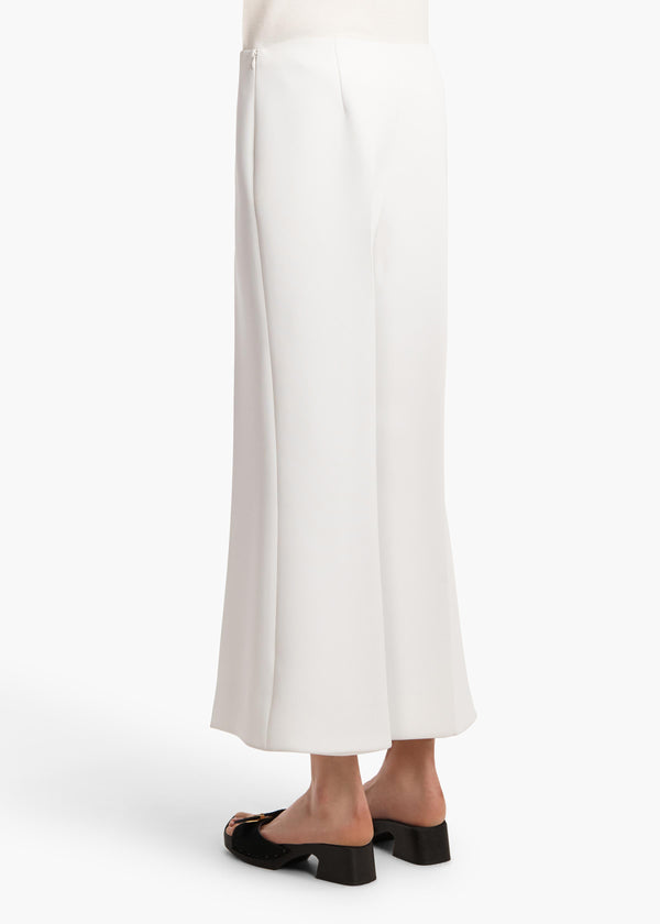 Khaite Walter Pant Chalk Crepe