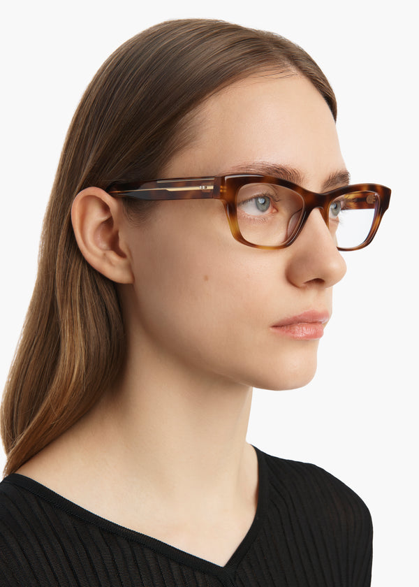 Khaite KHAITE X Oliver Peoples 1953RX Dark Mahogany