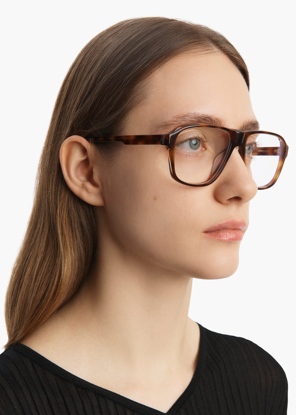 Khaite KHAITE X Oliver Peoples 1978RX Dark Mahogany
