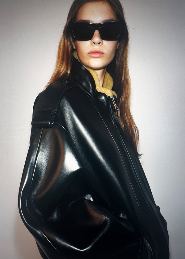 Khaite KHAITE X Oliver Peoples 1985C Black And Grey