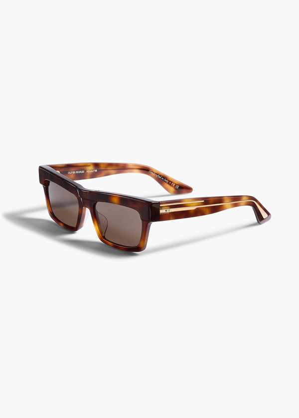 Khaite KHAITE X Oliver Peoples 1985C Dark Mahogany And Brown