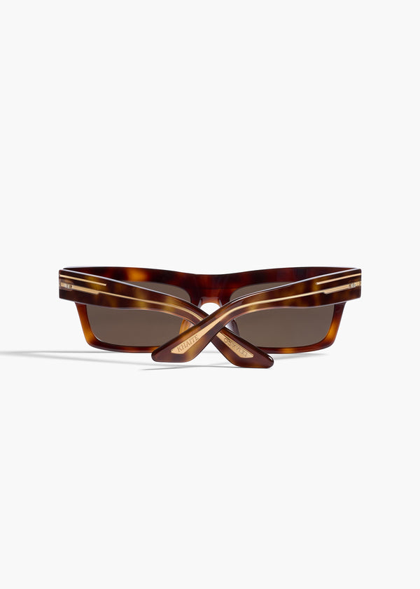 Khaite KHAITE X Oliver Peoples 1985C Dark Mahogany And Brown