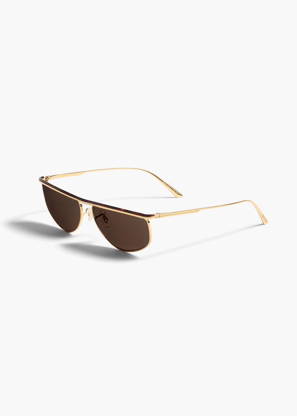 Khaite KHAITE X Oliver Peoples 1986C Gold And Green