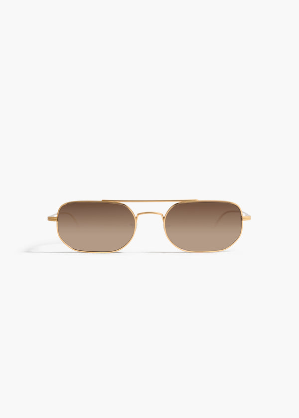 khaite KHAITE x Oliver Peoples 1989C Gold and Dark Brown