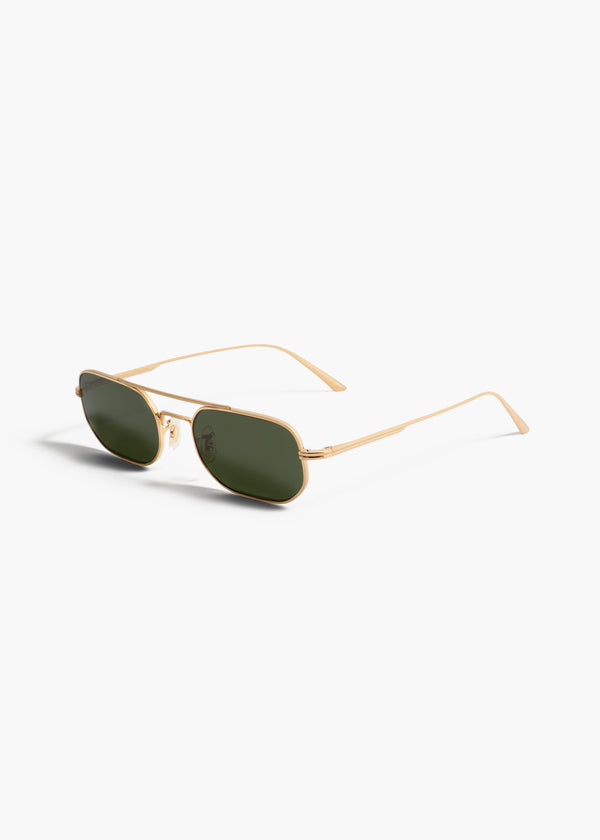 Khaite KHAITE X Oliver Peoples 1989C Gold And Green