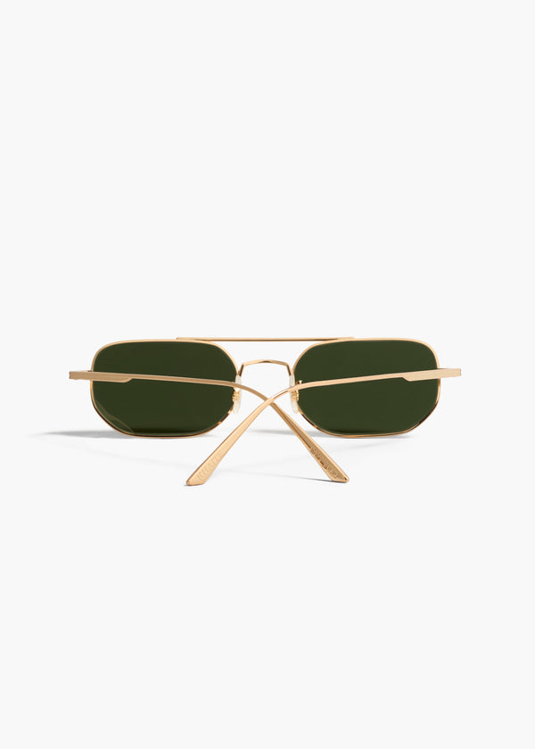 Khaite KHAITE X Oliver Peoples 1989C Gold And Green