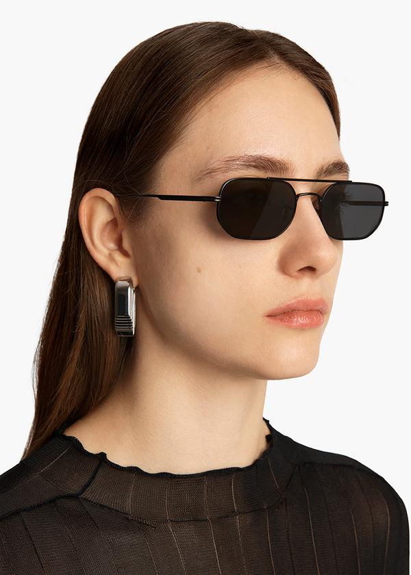 Khaite KHAITE X Oliver Peoples 1989C Matte Black And Grey