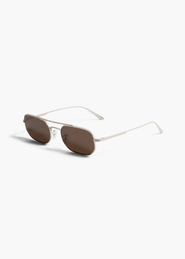 Khaite KHAITE X Oliver Peoples 1989C Silver And Grey