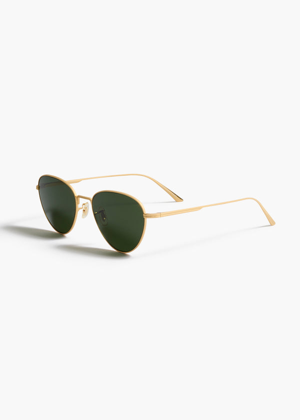 Khaite KHAITE X Oliver Peoples 1991C Gold And Green