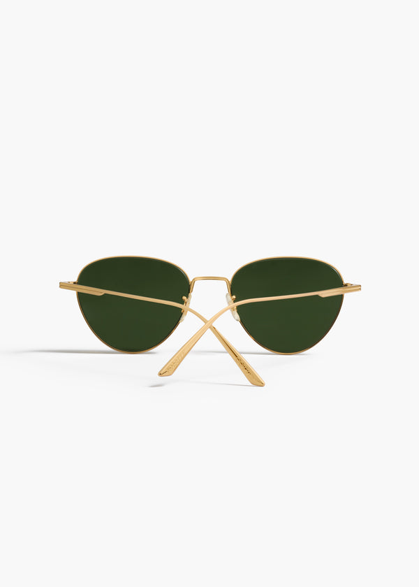 Khaite KHAITE X Oliver Peoples 1991C Gold And Green