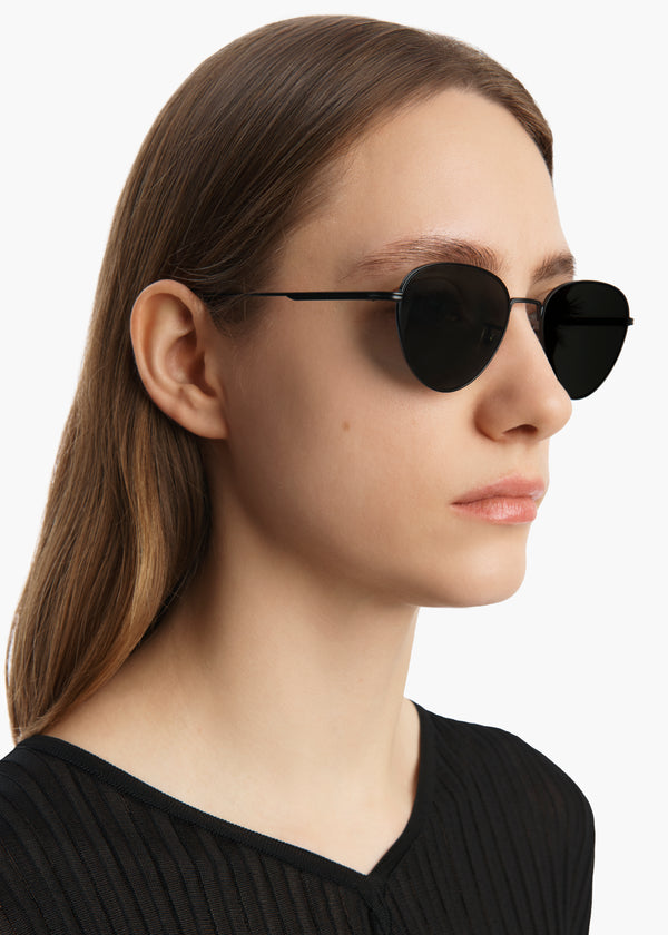 Khaite KHAITE X Oliver Peoples 1991C Matte Black And Grey