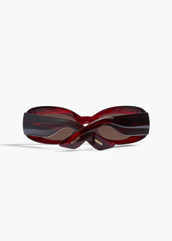 Khaite KHAITE X Oliver Peoples 1992C Bordeaux Bark And Brown