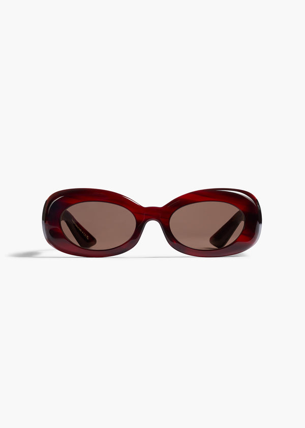 khaite KHAITE x Oliver Peoples 1992C Bordeaux Bark and Brown
