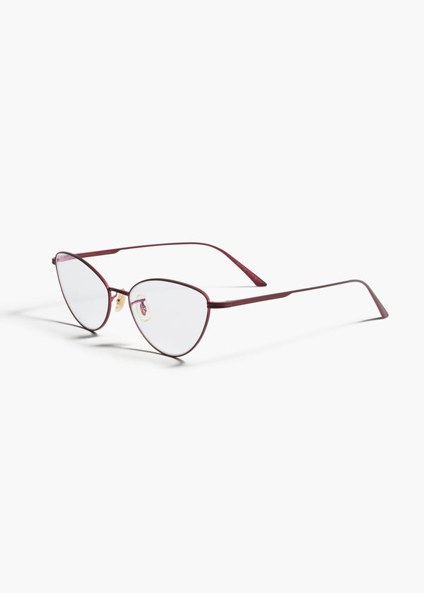 Khaite KHAITE X Oliver Peoples 1998RX Brushed Burgundy