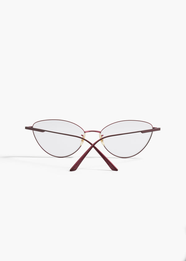 Khaite KHAITE X Oliver Peoples 1998RX Brushed Burgundy