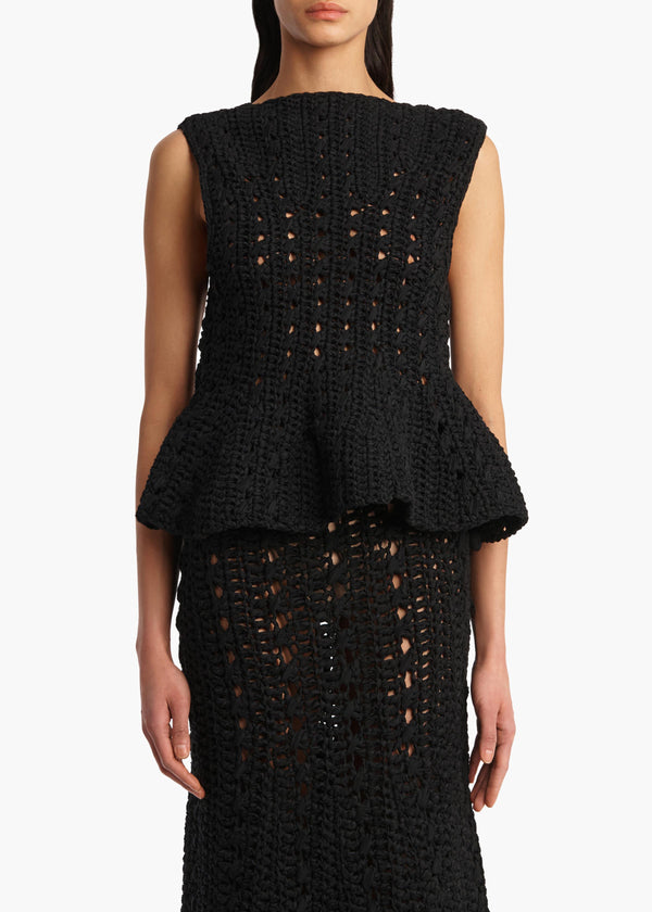 Khaite Yuka Top Black