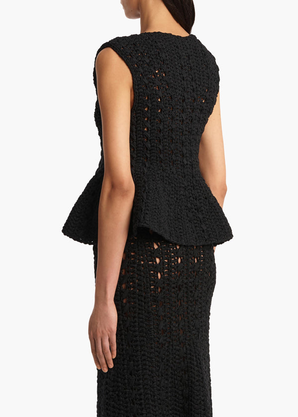 Khaite Yuka Top Black