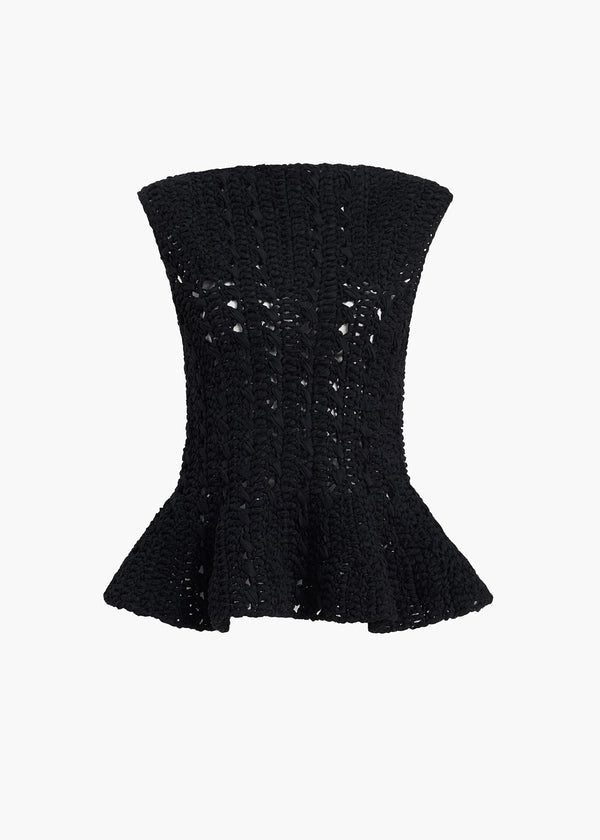 khaite Yuka Top Black