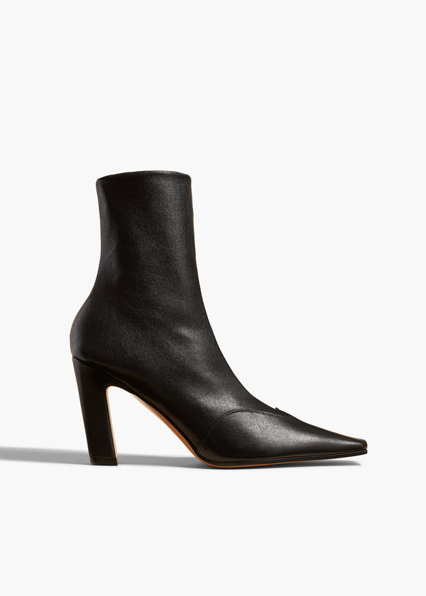 khaite Nevada Stretch High Boot Black Nappa Leather