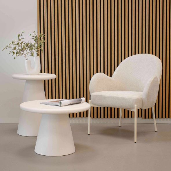 Kick Armchair Bronx - Crème