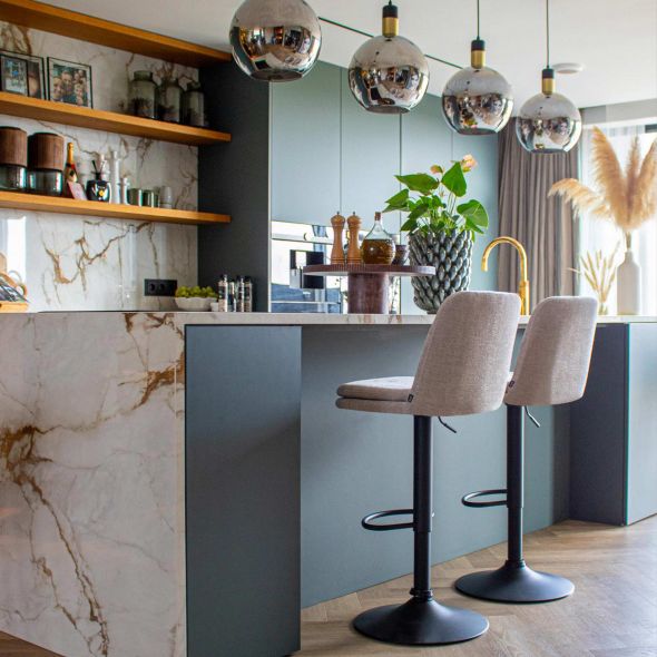 Kick Bar Stool Liam - Green