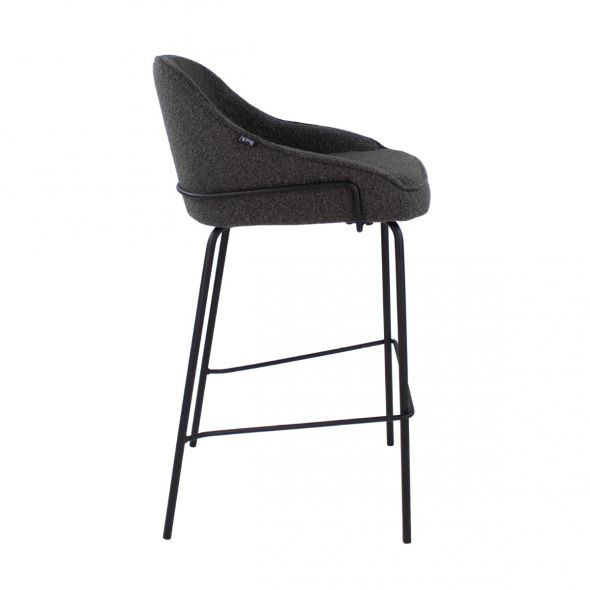 Kick Bar Stool Sepp - Dark Grey