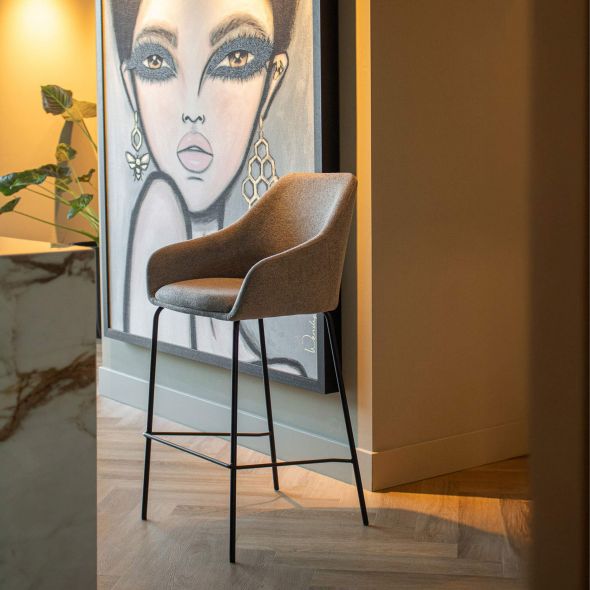 Kick Bar Stool Suus - Taupe