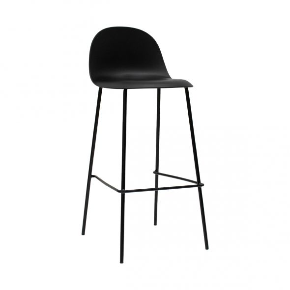 Kick Ciro Garden Bar Stool - Black