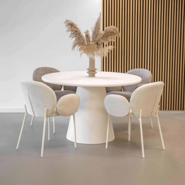 Kick Dining Chair Connor - Grey/Beige