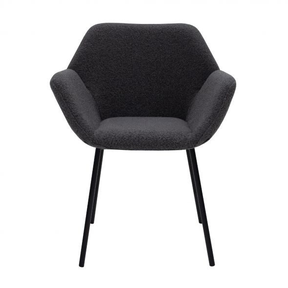Kick Dining Chair Fitz - Dark Grey
