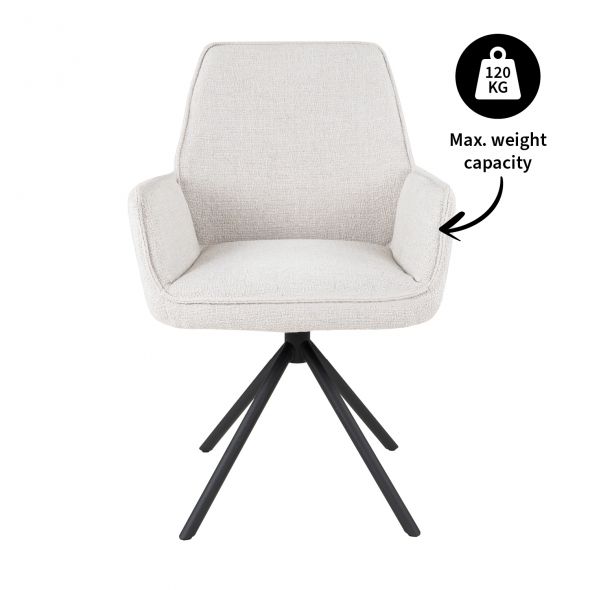 Kick Dining Chair Lex - White