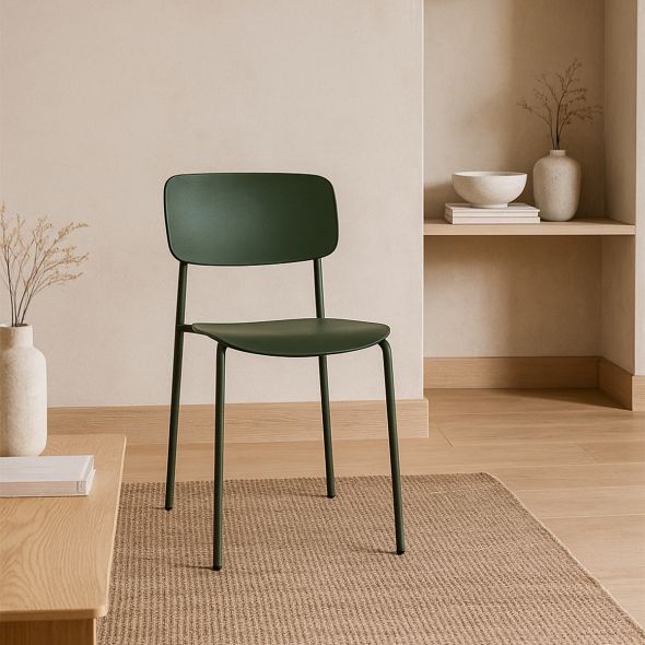 Kick Dining Chair Lio - Dark Green