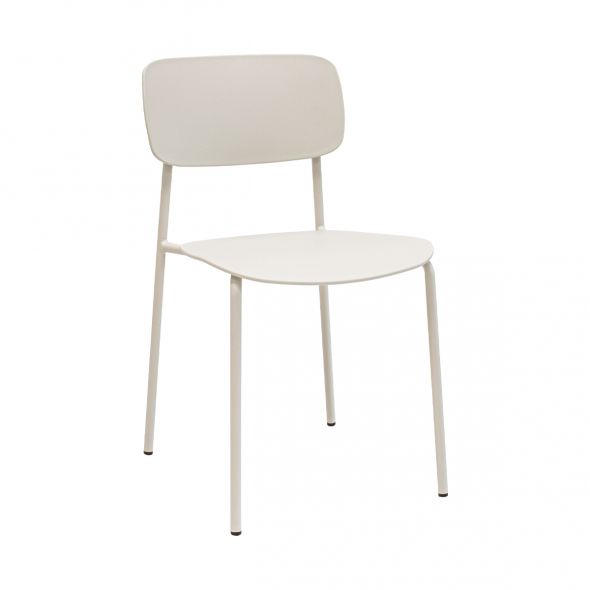 Kick dining chair Lio - Ivory