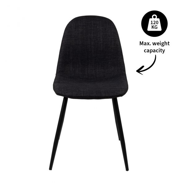 Kick Dining Chair Noor - Black