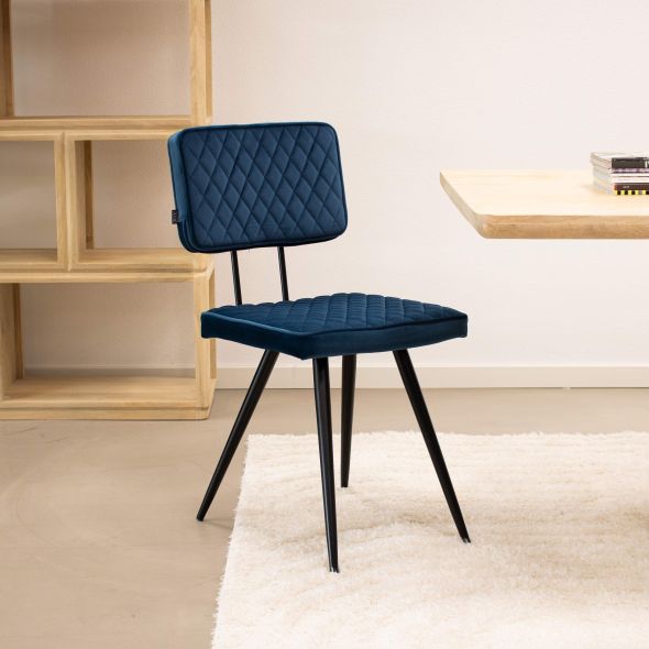 Kick Dining Chair Toby - Dark Blue
