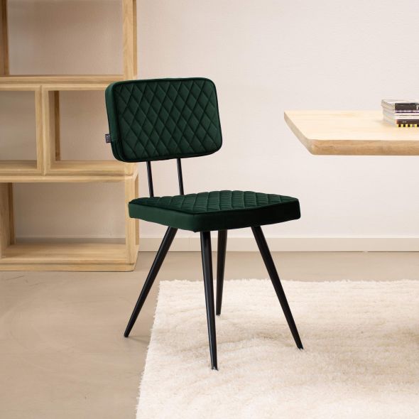 Kick Dining Chair Toby - Dark Green