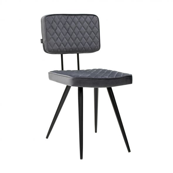 Kick dining chair Toby - Dark Grey