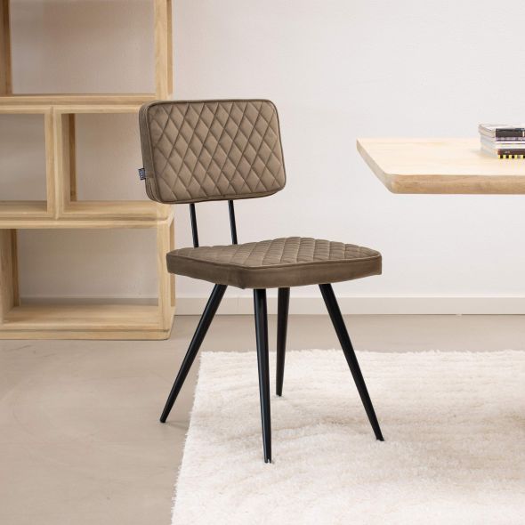 Kick Dining Chair Toby - Taupe