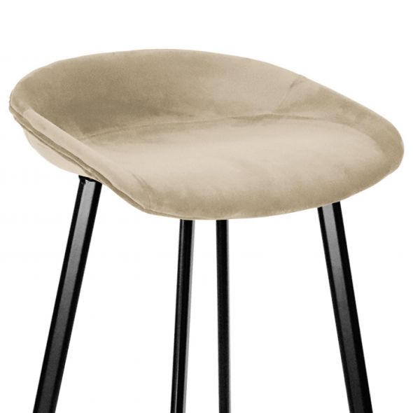 Kick Finn Bar Stool High - Champagne