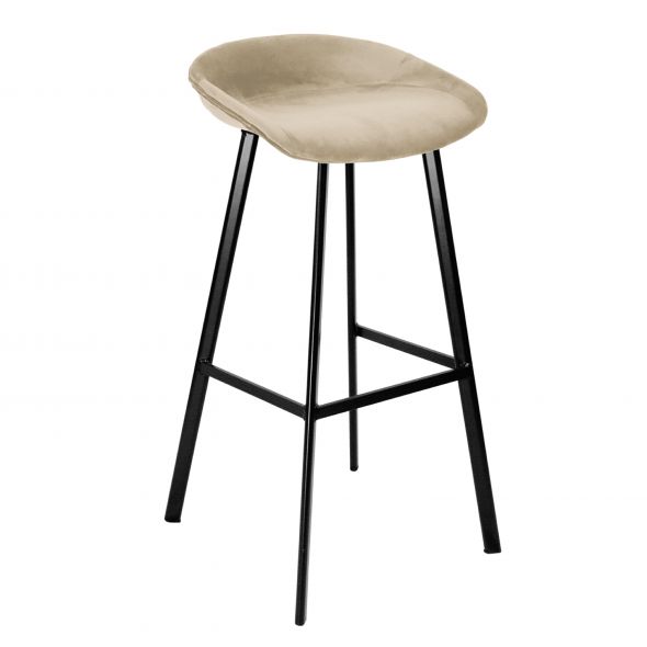 Kick Finn Bar Stool High - Champagne