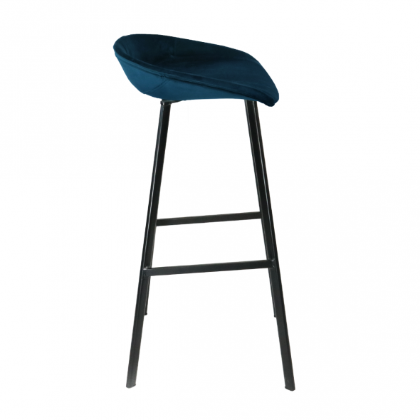 KICK FINN Bar Stool Low - Dark Blue