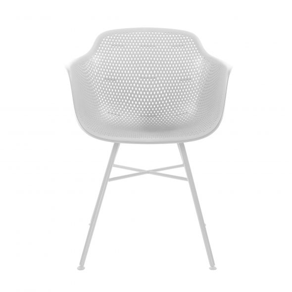 KICK INDY Garden Chair - White Frame - White